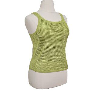 NIC+ZOE Mesh Stitch Sweater Tank Lined